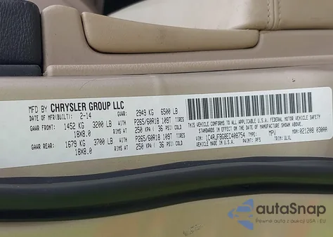 2014 Jeep Grand Cherokee Limited из США, поврежденный, VIN 1C4RJFBG8EC408754